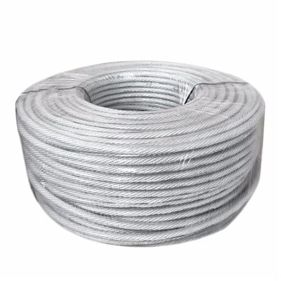 Corda di filu d'acciaiu rivestita di PVC risistenti