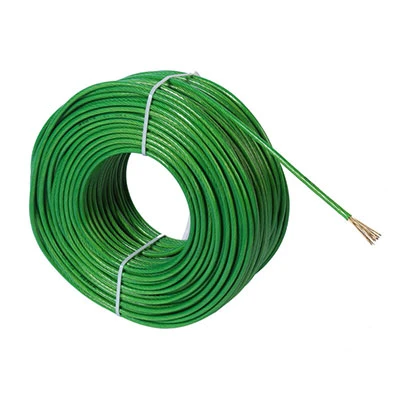 Corda di filu d'acciaiu rivestita di PVC anti-arrugghia